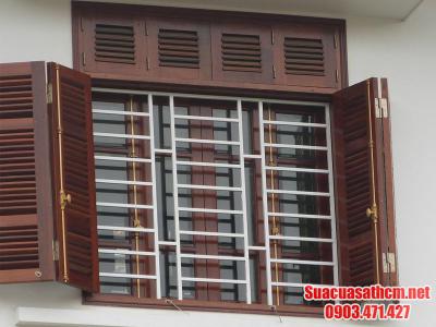 Mẫu song cửa sổ sắt đơn giản