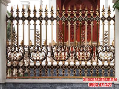 Mẫu hàng rào sắt chống trộm