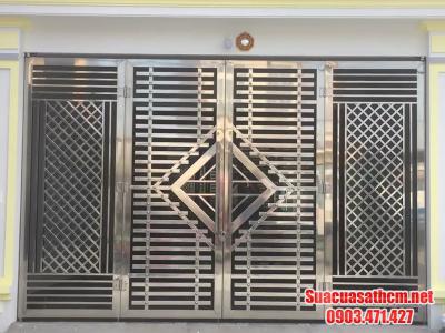 Kích thước cổng sắt 4 cánh